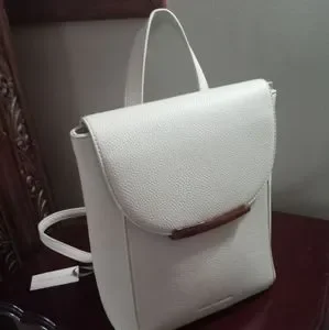 Katie Loxton Tortoise  Elegant White Pebbled Leather Backpack/Purse New Katie Loxton bag styles have arrived for Fall! ? main image 4